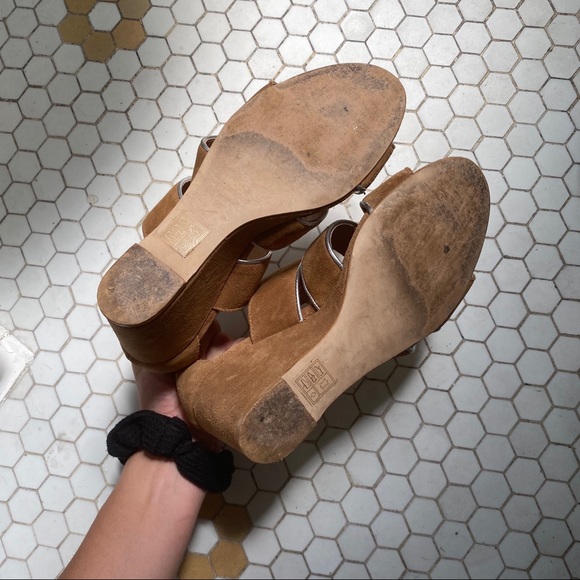 Free People Suede wedge sandal 👡 - Picture 5 of 9